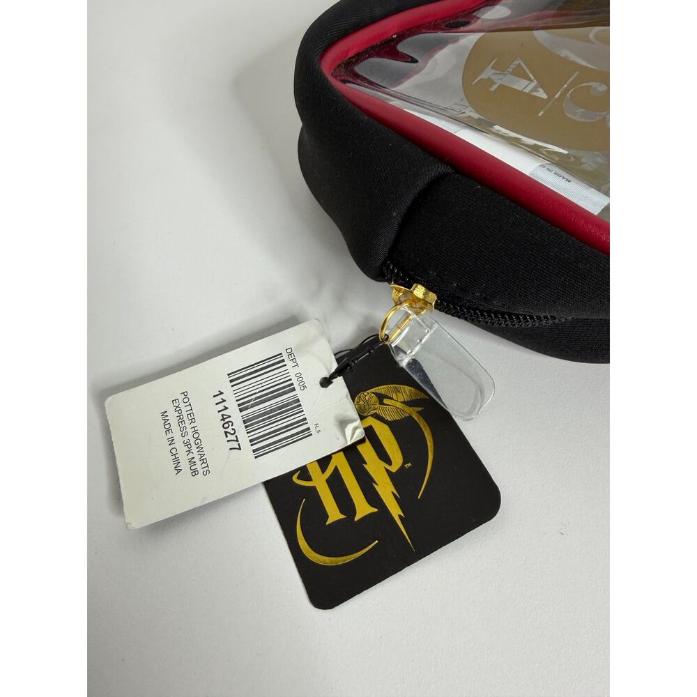 NEW Hot Topic Harry Potter Hogwarts Clear Make Up Bag - Picture 2 of 5